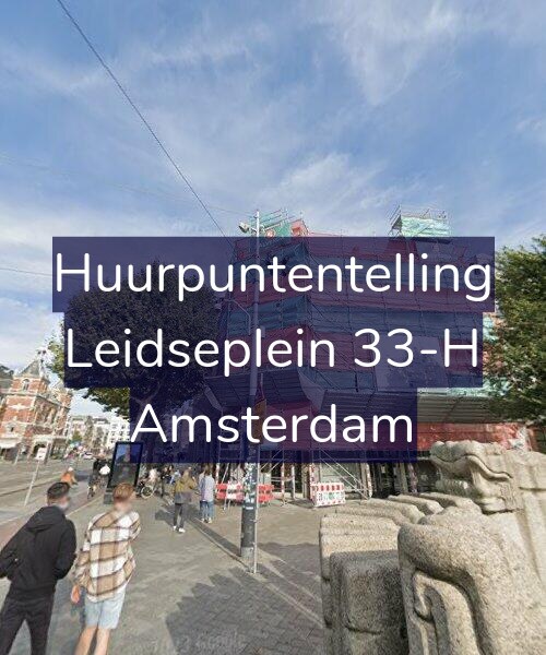 Foto gevel Huurpuntentelling voor Leidseplein 33-H, Amsterdam