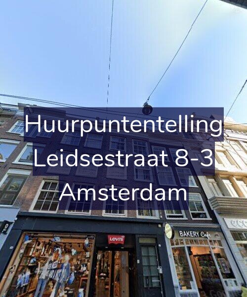 Foto gevel Huurpuntentelling voor Leidsestraat 8-3, Amsterdam