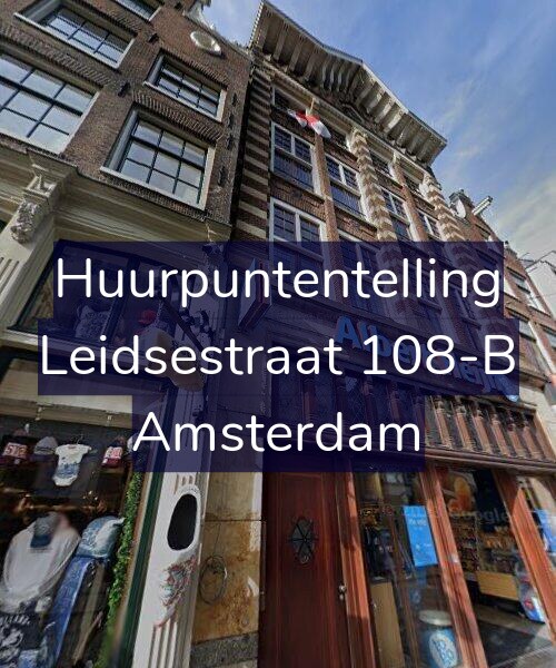 Foto gevel Huurpuntentelling voor Leidsestraat 108-B, Amsterdam