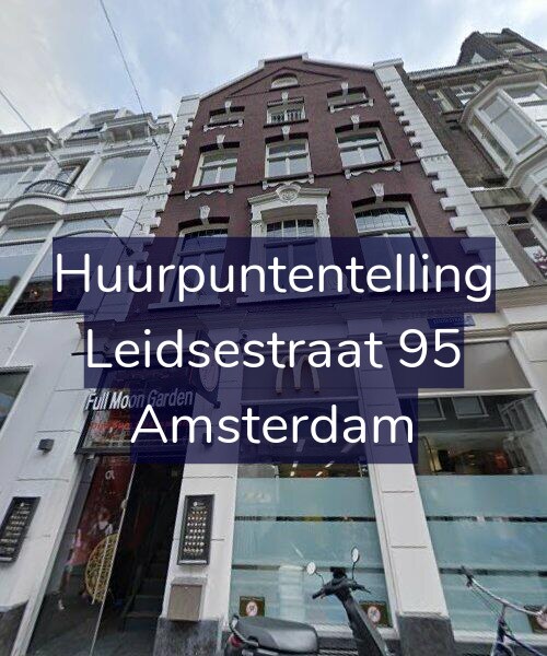 Foto gevel Huurpuntentelling voor Leidsestraat 95, Amsterdam