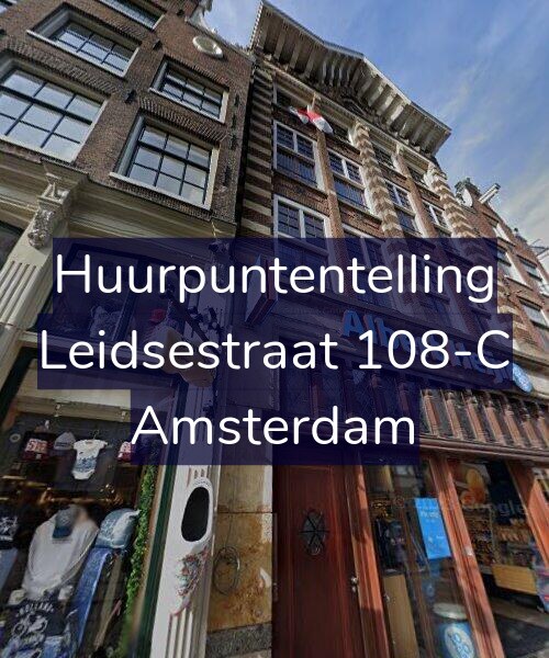 Foto gevel Huurpuntentelling voor Leidsestraat 108-C, Amsterdam