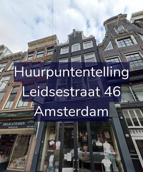 Foto gevel Huurpuntentelling voor Leidsestraat 46, Amsterdam