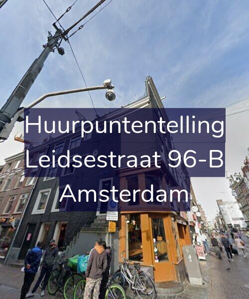 Foto gevel Huurpuntentelling voor Leidsestraat 96-B, Amsterdam
