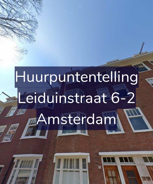 Foto gevel Huurpuntentelling voor Leiduinstraat 6-2, Amsterdam