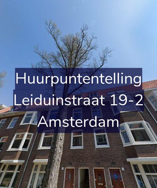 Foto gevel Huurpuntentelling voor Leiduinstraat 19-2, Amsterdam