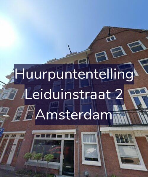 Foto gevel Huurpuntentelling voor Leiduinstraat 2, Amsterdam
