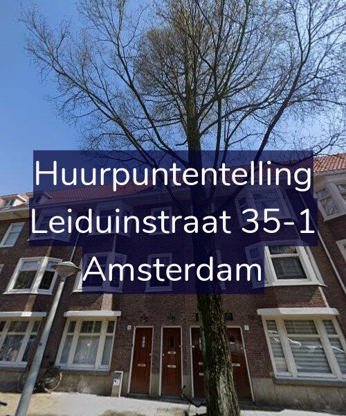 Foto gevel Huurpuntentelling voor Leiduinstraat 35-1, Amsterdam