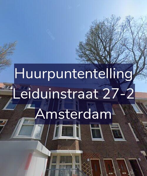 Foto gevel Huurpuntentelling voor Leiduinstraat 27-2, Amsterdam