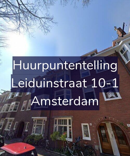 Foto gevel Huurpuntentelling voor Leiduinstraat 10-1, Amsterdam