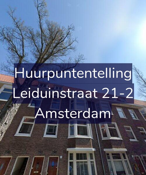 Foto gevel Huurpuntentelling voor Leiduinstraat 21-2, Amsterdam