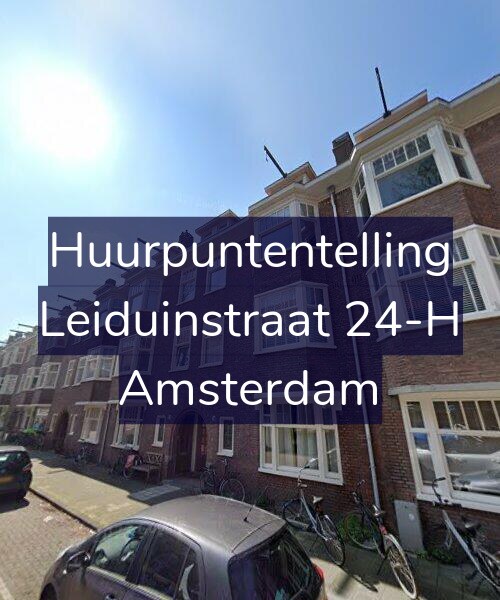 Foto gevel Huurpuntentelling voor Leiduinstraat 24-H, Amsterdam