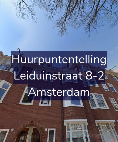Foto gevel Huurpuntentelling voor Leiduinstraat 8-2, Amsterdam