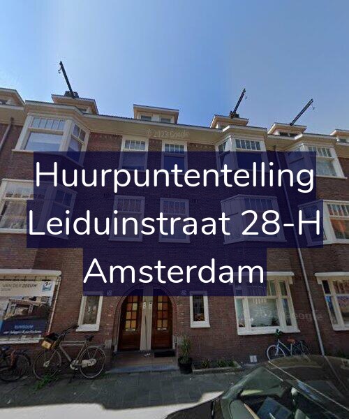 Foto gevel Huurpuntentelling voor Leiduinstraat 28-H, Amsterdam