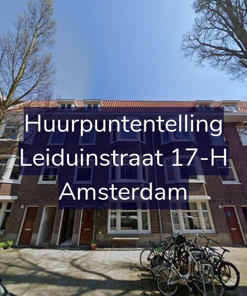 Foto gevel Huurpuntentelling voor Leiduinstraat 17-H, Amsterdam