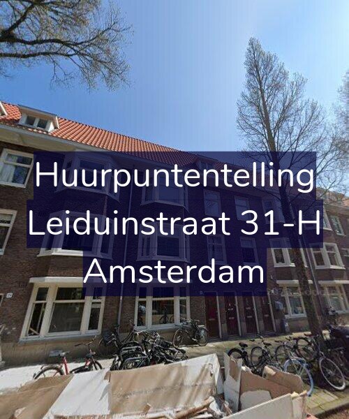 Foto gevel Huurpuntentelling voor Leiduinstraat 31-H, Amsterdam