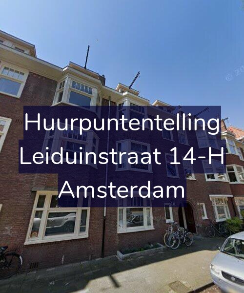 Foto gevel Huurpuntentelling voor Leiduinstraat 14-H, Amsterdam