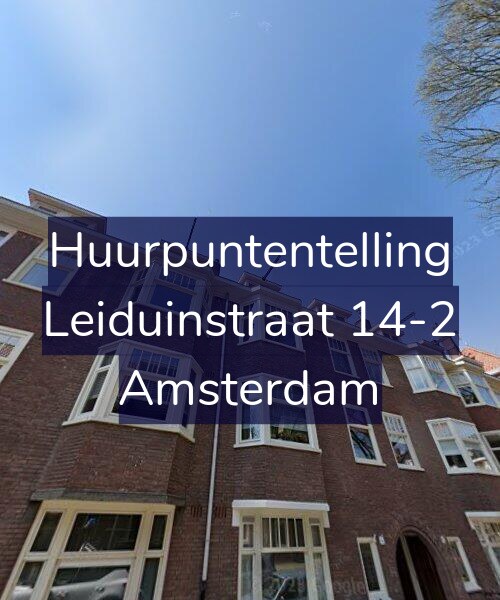 Foto gevel Huurpuntentelling voor Leiduinstraat 14-2, Amsterdam