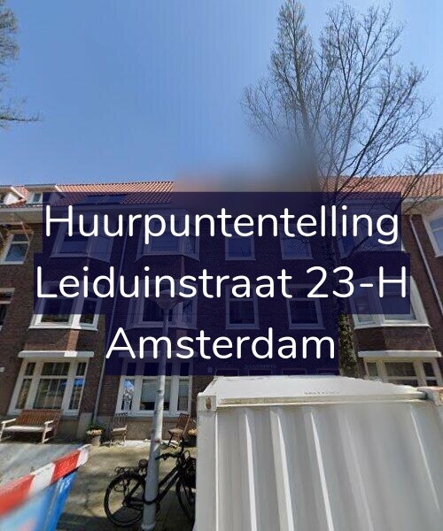 Foto gevel Huurpuntentelling voor Leiduinstraat 23-H, Amsterdam