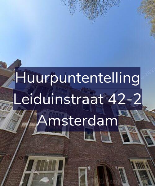 Foto gevel Huurpuntentelling voor Leiduinstraat 42-2, Amsterdam