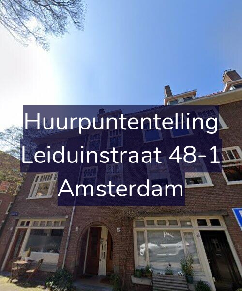 Foto gevel Huurpuntentelling voor Leiduinstraat 48-1, Amsterdam