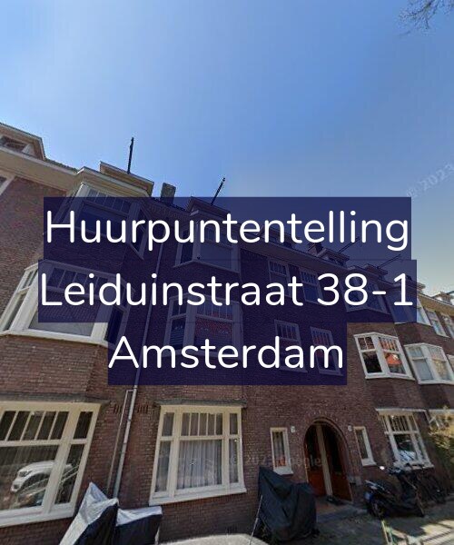 Foto gevel Huurpuntentelling voor Leiduinstraat 38-1, Amsterdam