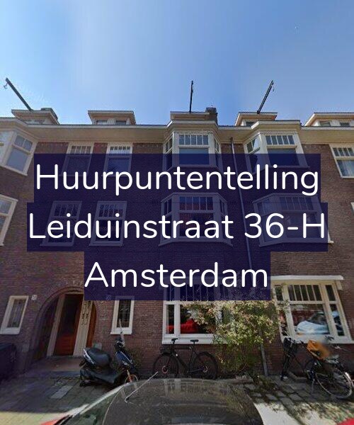 Foto gevel Huurpuntentelling voor Leiduinstraat 36-H, Amsterdam