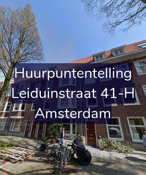 Foto gevel Huurpuntentelling voor Leiduinstraat 41-H, Amsterdam