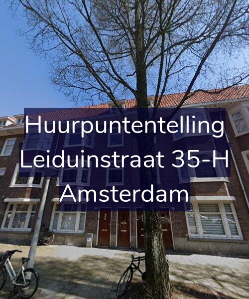 Foto gevel Huurpuntentelling voor Leiduinstraat 35-H, Amsterdam