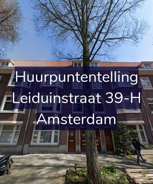 Foto gevel Huurpuntentelling voor Leiduinstraat 39-H, Amsterdam