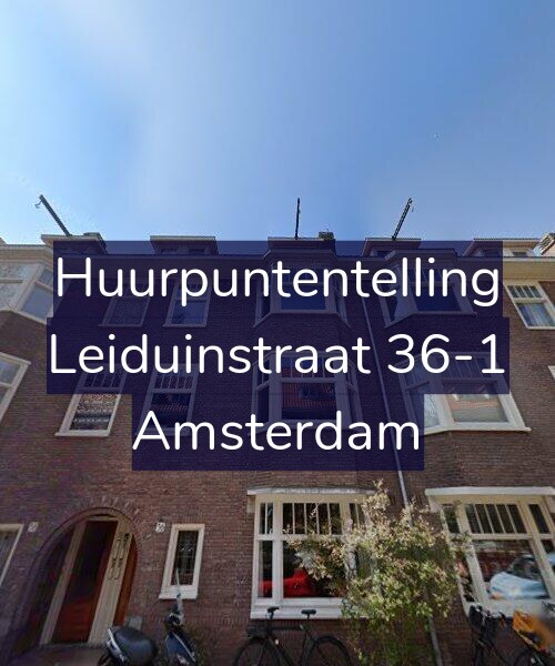 Foto gevel Huurpuntentelling voor Leiduinstraat 36-1, Amsterdam