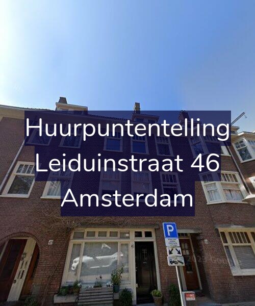Foto gevel Huurpuntentelling voor Leiduinstraat 46, Amsterdam