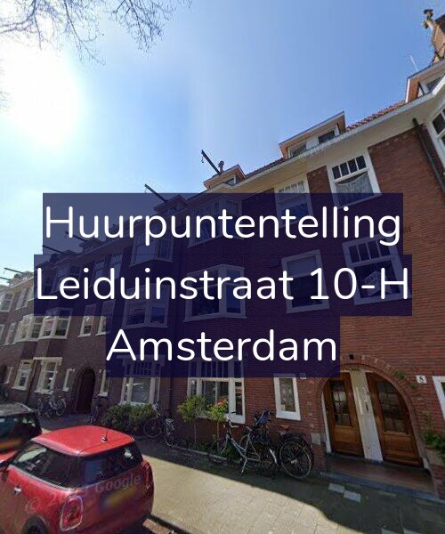 Foto gevel Huurpuntentelling voor Leiduinstraat 10-H, Amsterdam