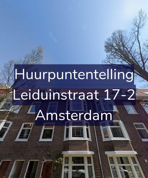 Foto gevel Huurpuntentelling voor Leiduinstraat 17-2, Amsterdam