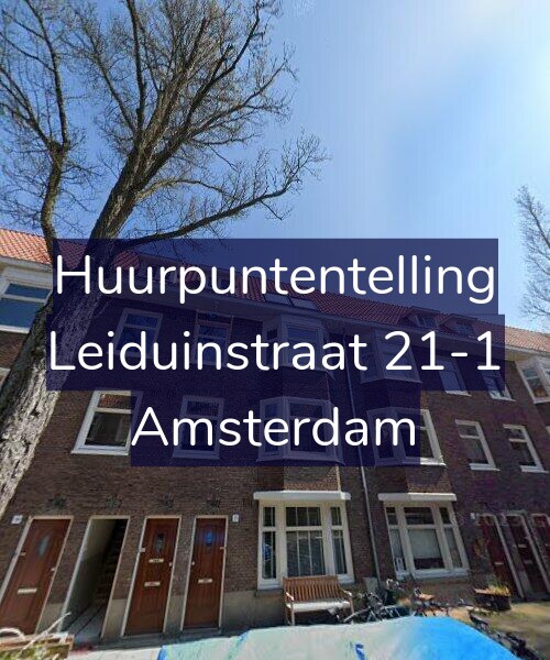 Foto gevel Huurpuntentelling voor Leiduinstraat 21-1, Amsterdam
