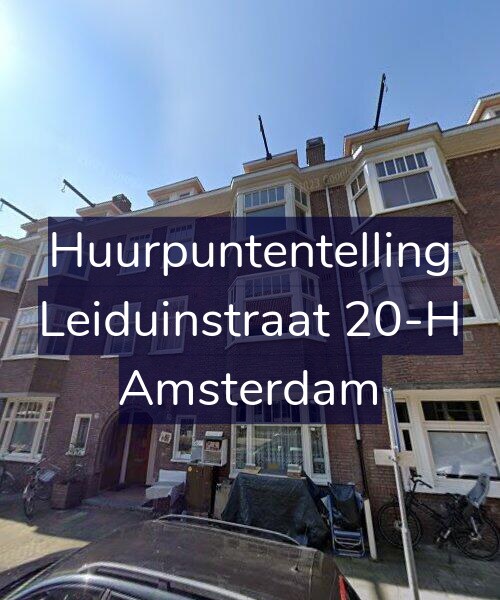 Foto gevel Huurpuntentelling voor Leiduinstraat 20-H, Amsterdam