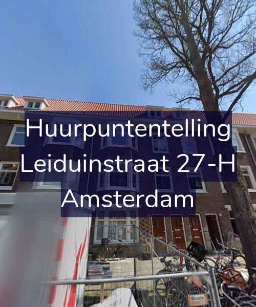 Foto gevel Huurpuntentelling voor Leiduinstraat 27-H, Amsterdam