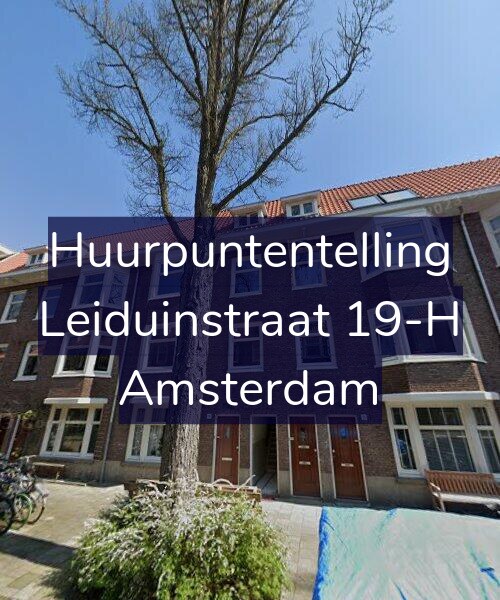 Foto gevel Huurpuntentelling voor Leiduinstraat 19-H, Amsterdam