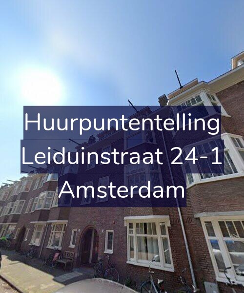 Foto gevel Huurpuntentelling voor Leiduinstraat 24-1, Amsterdam