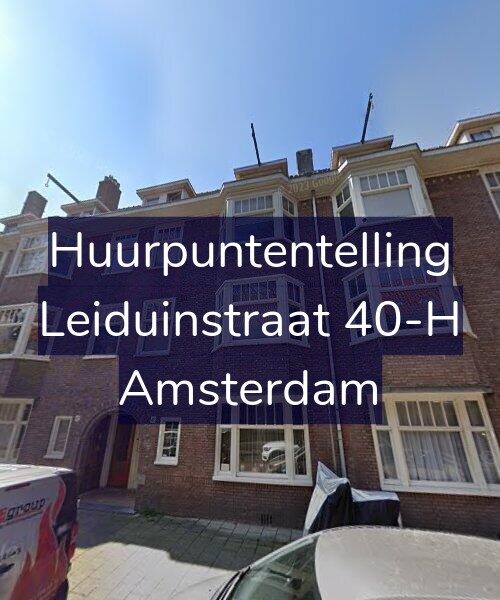 Foto gevel Huurpuntentelling voor Leiduinstraat 40-H, Amsterdam