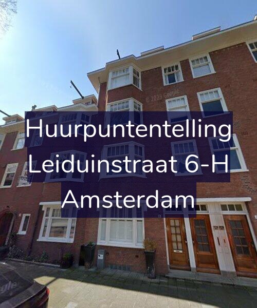 Foto gevel Huurpuntentelling voor Leiduinstraat 6-H, Amsterdam