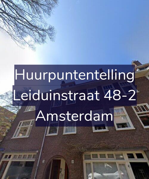 Foto gevel Huurpuntentelling voor Leiduinstraat 48-2, Amsterdam