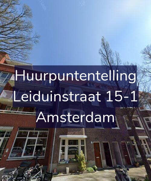 Foto gevel Huurpuntentelling voor Leiduinstraat 15-1, Amsterdam