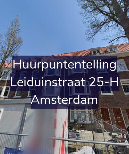 Foto gevel Huurpuntentelling voor Leiduinstraat 25-H, Amsterdam
