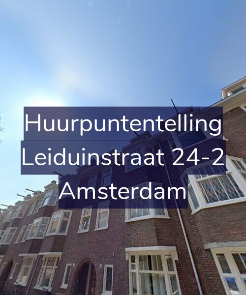 Foto gevel Huurpuntentelling voor Leiduinstraat 24-2, Amsterdam