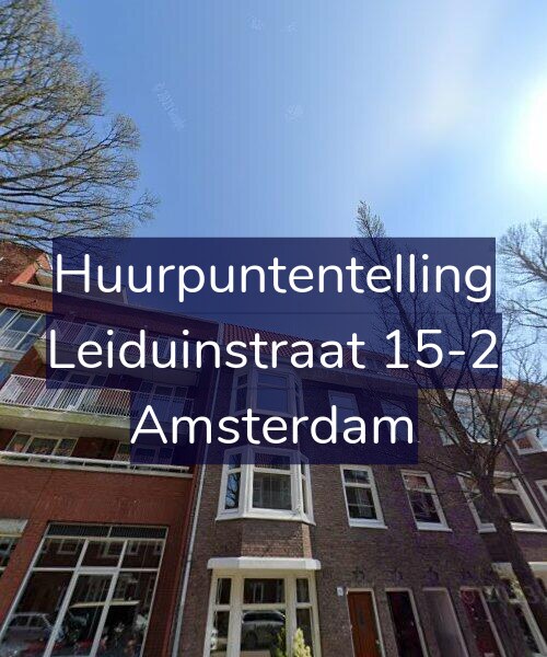 Foto gevel Huurpuntentelling voor Leiduinstraat 15-2, Amsterdam