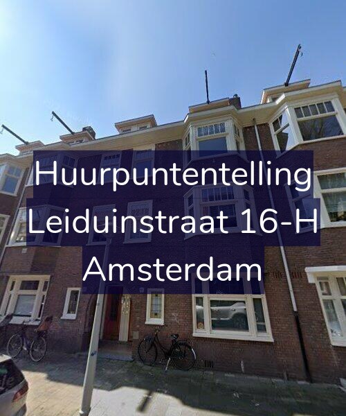Foto gevel Huurpuntentelling voor Leiduinstraat 16-H, Amsterdam