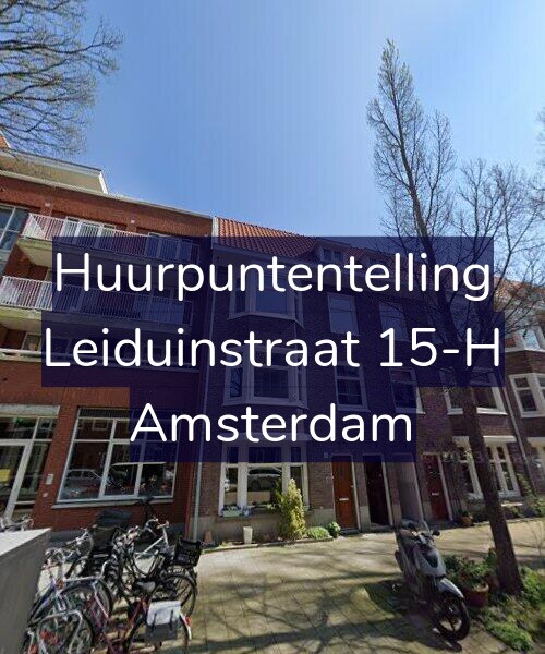 Foto gevel Huurpuntentelling voor Leiduinstraat 15-H, Amsterdam