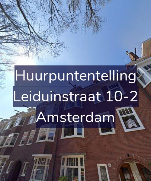 Foto gevel Huurpuntentelling voor Leiduinstraat 10-2, Amsterdam