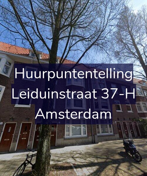 Foto gevel Huurpuntentelling voor Leiduinstraat 37-H, Amsterdam