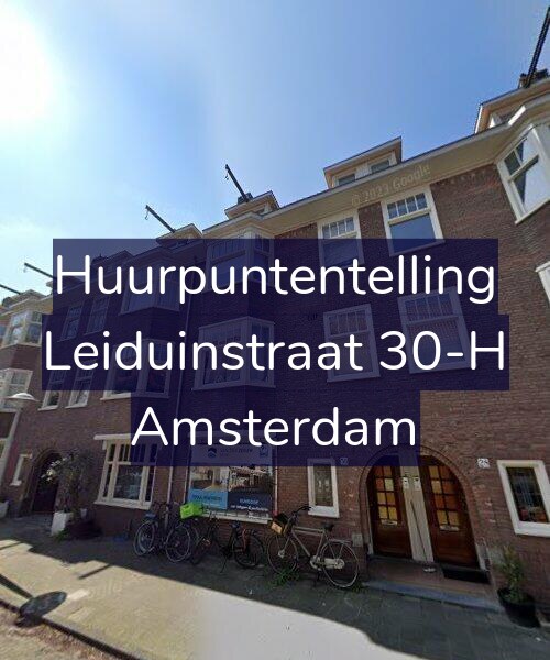Foto gevel Huurpuntentelling voor Leiduinstraat 30-H, Amsterdam